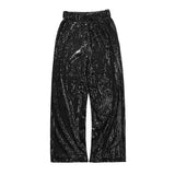 Hold on, I am having a sequin moment- wide leg sequin pants as seen on 🔥 @adrianagolima