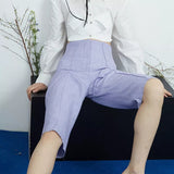 High Waist half leg pants