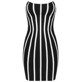 Sexy strapless bandage dress