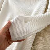 Knitted patchwork dress