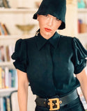 TREND ALERT - BLACK BUCKET HAT (as seen on π₯ @cristinawerther)