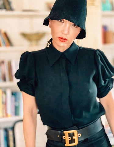 TREND ALERT - BLACK BUCKET HAT (as seen on π₯ @cristinawerther)
