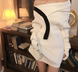 Knitted patchwork dress