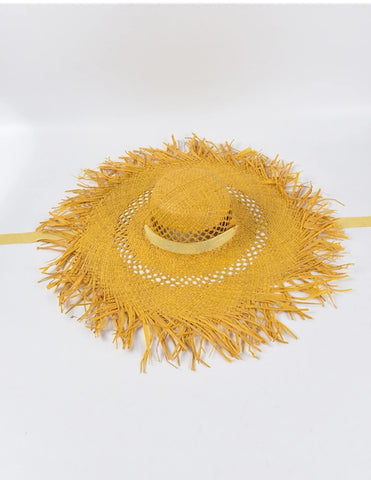 is it summer yet? Big raffia sun hat