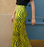 Zebra Print high waist skirt