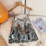 Sequin strap top