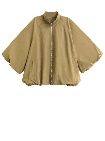 Oversize latern sleeve jacket (Khaki)