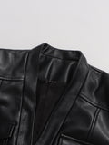 belted leather jacket