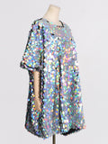 Loose fit sequin dress