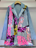 Multi sequin jacket