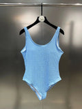 Crinkle bodysuit (baby blue)