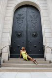 Sleeveless sundress (lime green)