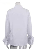 3D flower sleeve top