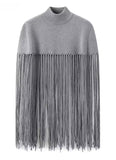 Fringed pullover