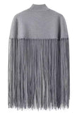 Fringed pullover