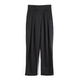 High waist tapered trousers