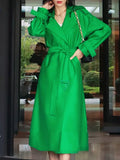 Green Trench coat (PRE ORDER ONLY)