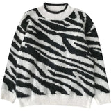 Zebra print knitwear