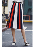 Striped colour skirt