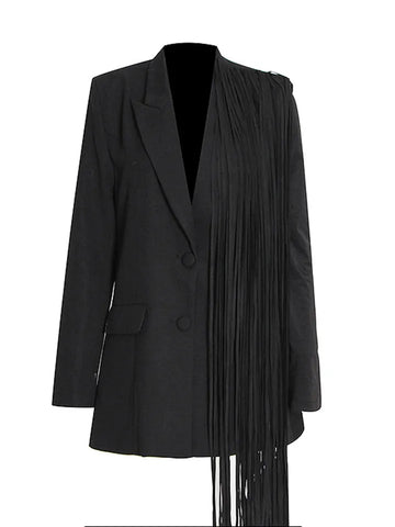 Jacket with splicing tassles