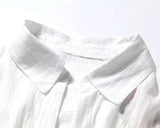 Insta ready📸!  Lapel long sleeve irregular turn down shirt dress