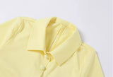 Scalloped crop top (yellow)