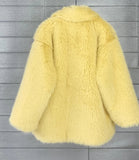 Super soft fluffy fur coat (Yellow)